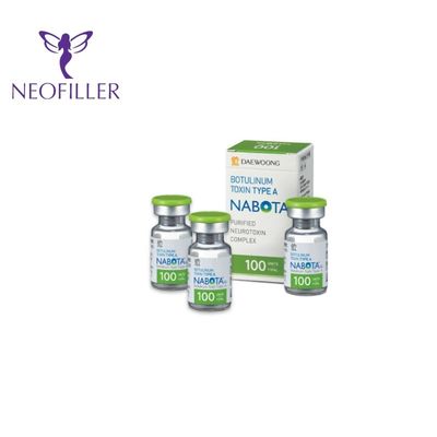 Корея NABOTA Injection Nabota Toxin 100 единиц Удаление морщин на лбу и бровях
