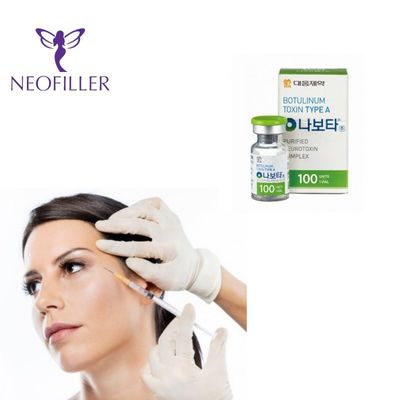 Корея NABOTA Injection Nabota Toxin 100 единиц Удаление морщин на лбу и бровях