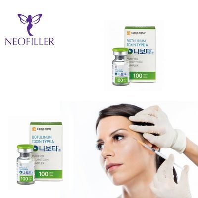 Корея NABOTA Injection Nabota Toxin 100 единиц Удаление морщин на лбу и бровях