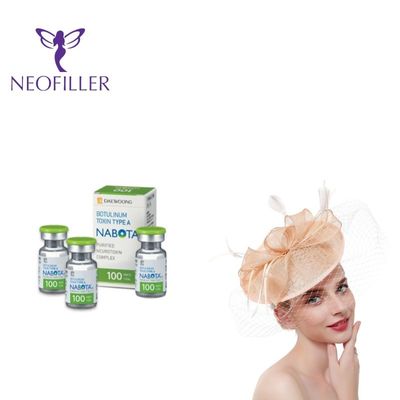Корея NABOTA Injection Nabota Toxin 100 единиц Удаление морщин на лбу и бровях