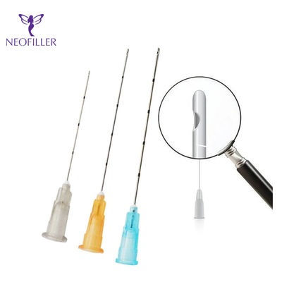 заполнитель красоты 30G используя Cannula Cannula тупой для заполнителей Hyaluronic кисловочные 40mm 50mm