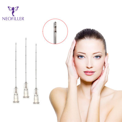 заполнитель красоты 30G используя Cannula Cannula тупой для заполнителей Hyaluronic кисловочные 40mm 50mm