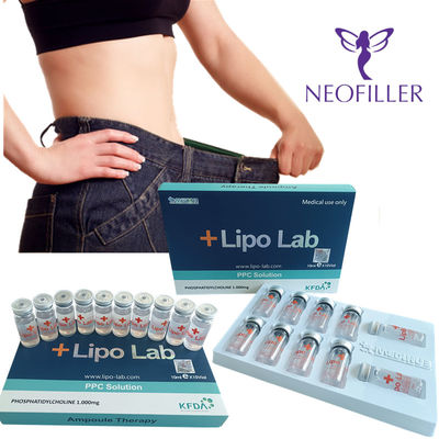 Решение липолиза лаборатории 10ml Lipo уменьшая впрыску Ppc для жирной потери