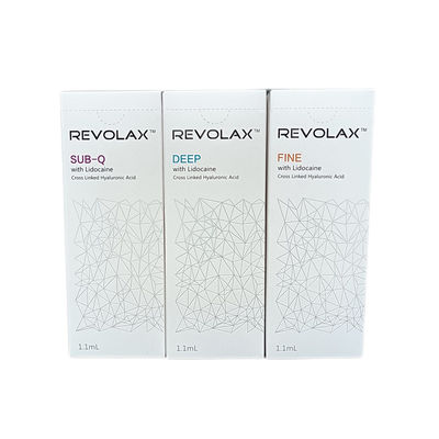 1,1 мл Кожные наполнители Revolax Fine Lips для лица с гиалуроновой кислотой против морщин