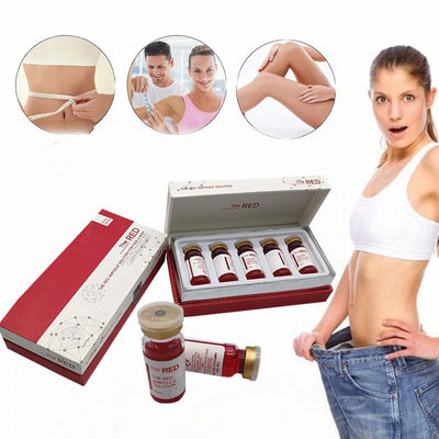 Впрыски Kybella 10Ml/Vial красного решения липолиза жирные растворяя