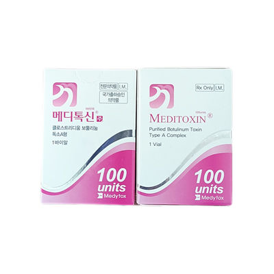 впрысок токсина удаления морщинки 2.5mL токсин Meditoxin Botulinum Botulinum напечатать 100 блоков