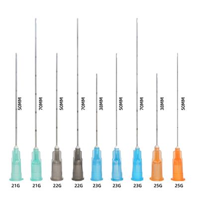 Игла 2 иглы 25g*50mm 18g*70mm Cannula красоты CE тупая