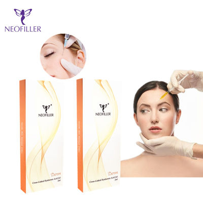 Крест Derm заполнителя Neofiller Hyaluronic кисловочный дермальный соединенный для губ вводимых