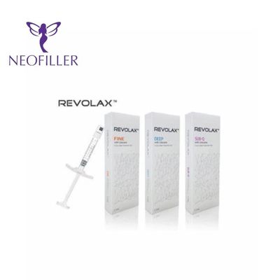Перекрестный соединенный заполнитель Revolax Hyaluronic кисловочный для удаления морщинки