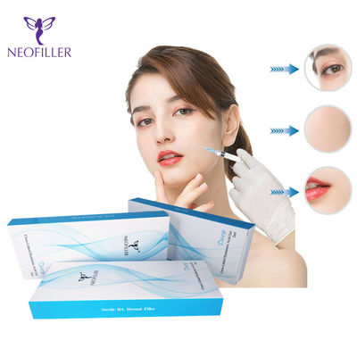 Лицевой Hyaluronic кисловочный шприц дермальной комнатной температуры заполнителя стерильный