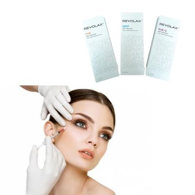Упаковка шприца Гиалуроновая кислота Revolax Dermal Filler для наполнения губ лица