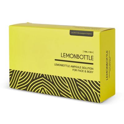 Лимонная бутылка Ultimate Lipolysis Solution For Fat Reduction 10 мл*5 бутылок Формула высокой концентрации