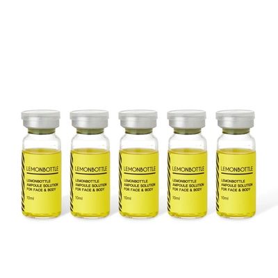 Лимонная бутылка Ultimate Lipolysis Solution For Fat Reduction 10 мл*5 бутылок Формула высокой концентрации