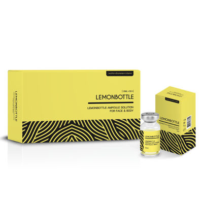 Лимонная бутылка Ultimate Lipolysis Solution For Fat Reduction 10 мл*5 бутылок Формула высокой концентрации