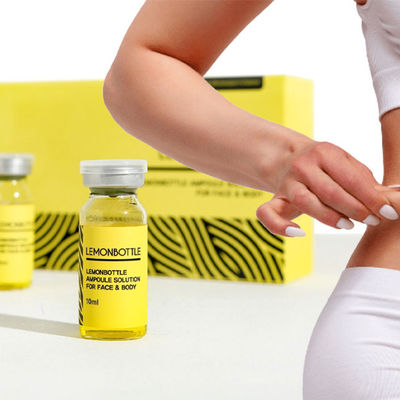 Лимонная бутылка Ultimate Lipolysis Solution For Fat Reduction 10 мл*5 бутылок Формула высокой концентрации