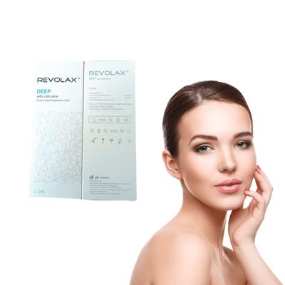 Штраф глубокое Subq заполнителя Revolax 1.1ml Hyaluronic кисловочный дермальный для приглаживать и заполнять