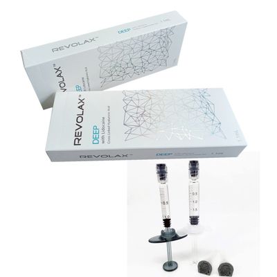 Штраф глубокое Subq заполнителя Revolax 1.1ml Hyaluronic кисловочный дермальный для приглаживать и заполнять