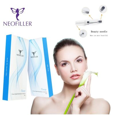 Хранение при комнатной температуре Гиалуроновая кислота Dermal Filler 2ml для сырой и сияющей кожи