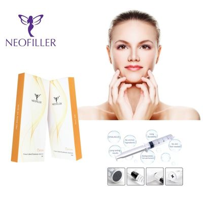 2 мл прозрачного гиалуроновой кислоты Dermal Filler Инъекционный гель для улучшения места инъекции