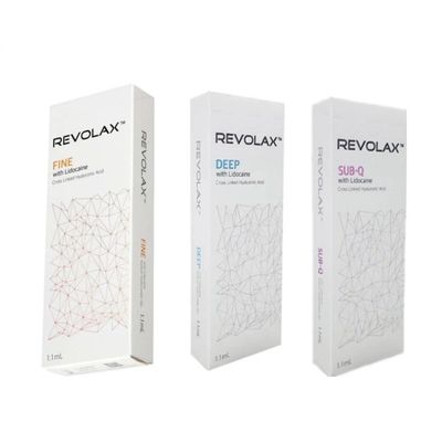 Впрыска заполнителя Кореи 1.1ml Revolax соединенная крестом дермальная для лицевых томов