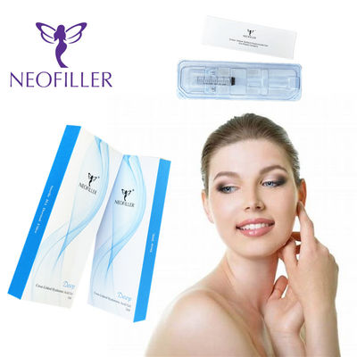 Высокоэффективный 24 мг/ мл гиалуроновой кислоты Dermal Filler 9-12 месяцев Долговечность Хранение при комнатной температуре