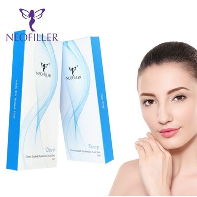 Высокоэффективный 24 мг/ мл гиалуроновой кислоты Dermal Filler 9-12 месяцев Долговечность Хранение при комнатной температуре