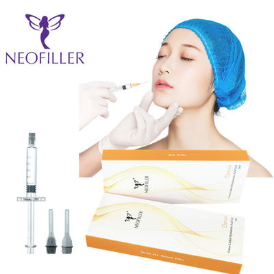 Прозрачный гиалуроновая кислота 24 мг-мл Dermal Filler Injectable Gel 9-12 месяцев Долговечность Улучшение омоложения лица