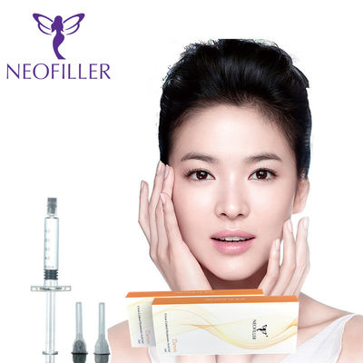 Прозрачный гиалуроновая кислота 24 мг-мл Dermal Filler Injectable Gel 9-12 месяцев Долговечность Улучшение омоложения лица