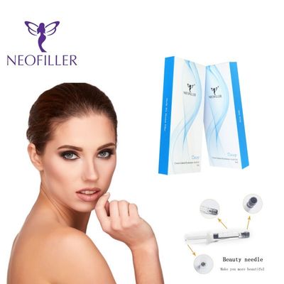 Перекресное соединение гиалуроновой кислоты Dermal Filler 1ml-20ml Инъекционный гель для уменьшения морщин лица