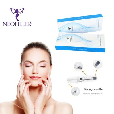 Перекресное соединение гиалуроновой кислоты Dermal Filler 1ml-20ml Инъекционный гель для уменьшения морщин лица