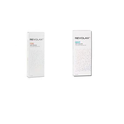 Перекрестный дермальный наполнитель Revolax Dermal Filler Fine Deep Sub-Q Injectable Formula для уменьшения линий лица и восстановления объема
