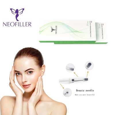 Прозрачная гиалуроновая кислота Dermal Filler Инъекционный гель Красивое улучшение кожи Лечение омоложения лица