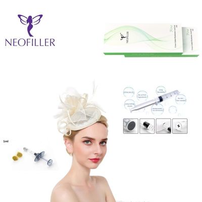 Хранение при комнатной температуре Гиалуроновая кислота Dermal Filler Инъекционный гель Долговечный молодой внешний вид Улучшение лица