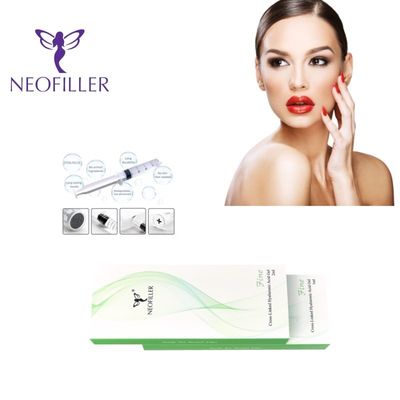 Хранение при комнатной температуре Гиалуроновая кислота Dermal Filler Инъекционный гель Долговечный молодой внешний вид Улучшение лица