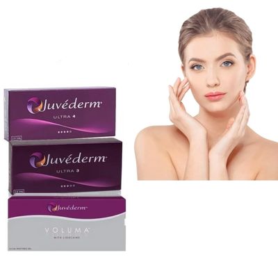 Дермальный филлер Juvederm, инъекционный гель со сшитой гиалуроновой кислотой, длительное восстановление объема