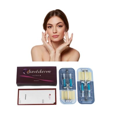 Лицевое тело Juvederm Dermal Filler Скрещенная гиалуроновая кислота Раствор для увеличения объема с естественной внешностью