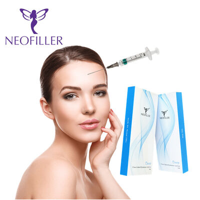Прозрачный 24 мг- мл гиалуроновой кислоты Dermal Filler Инъекционный гель 9-12 месяцев Долговечность Лицевая инъекция