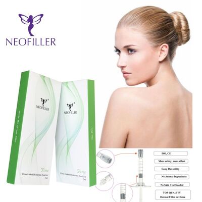 Neofiller сшитый 24 мг-мл дермальный филлер с гиалуроновой кислотой, инъекционный гель, увеличение продолжительности жизни на 9-12 месяцев