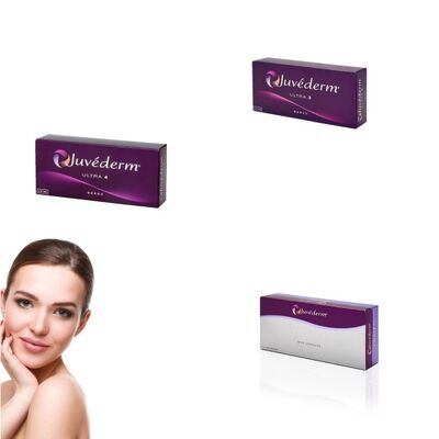 Усовершенствованный дермальный филлер Juvederm, инъекционный гель с гиалуроновой кислотой, формула для улучшения эстетики лица
