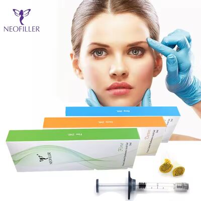 Перекрестно связанная гиалуроновая кислота Dermal Filler Омолаживающее средство для лица Инъекционный гель Природная регенерация кожи Усиление