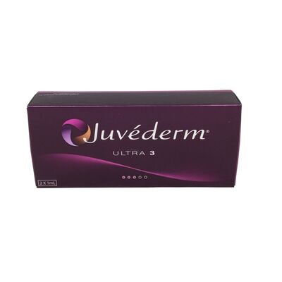 Лицо Juvederm Dermal Filler с гиалуроновой кислотой, предназначенный для улучшения эластичности кожи и уменьшения признаков старения лица