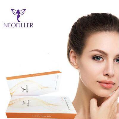Сертифицированный CE скрещенный гиалуроновой кислотой Dermal Filler 24mg-ml Инъекционный гель для улучшения губ