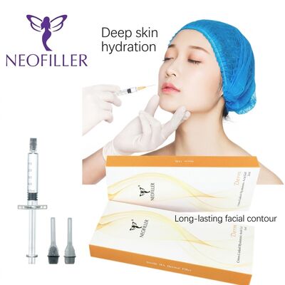 1ml Syringe Volume Hyaluronic Acid Dermal Filler with 24 Months Validity and Biocompatible Hyaluronic Acid for Facial Wrinkle Filler