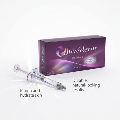 Гиалуроновая кислота Juvederm Dermal Filler Подходит для нескольких областей лица и требует условий хранения Избегайте заморозки