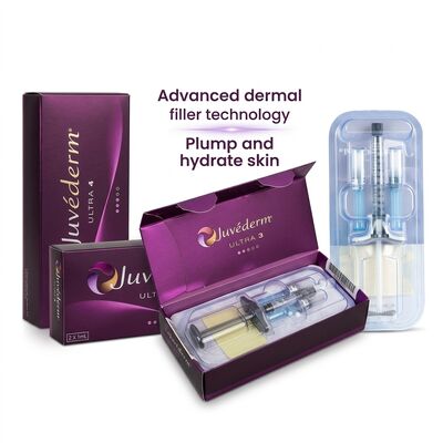 Гиалуроновая кислота Juvederm Dermal Filler Подходит для нескольких областей лица и требует условий хранения Избегайте заморозки