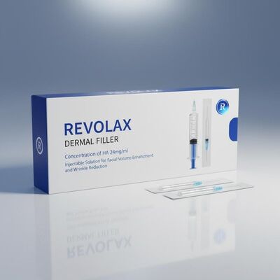 Концентрация 24 мг мл Revolax Dermal Filler Injectable Solution для увеличения объема лица и уменьшения морщин