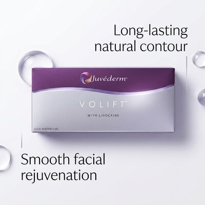 Объем 2 x 1 мл Juvederm Voluma Filler Антивозрастный наполнитель для лица для увеличения объема и улучшения контуров лица