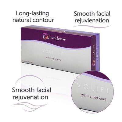 Условия хранения при комнатной температуре Juvederm Dermal Filler Гиподермическая инъекция DHL UPS FEDEX Отправка для косметической медицинской помощи