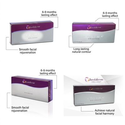 До 12-18 месяцев Juvederm Dermal Filler 1 мл 2 шприца Посылка DHL UPS FEDEX Долговечное решение для улучшения лица