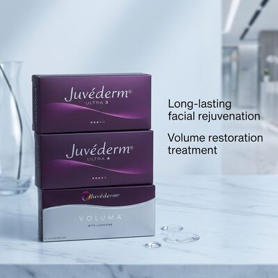 Объем 2 x 1 мл Juvederm Voluma Filler Антивозрастный наполнитель для лица для увеличения объема и улучшения контуров лица
